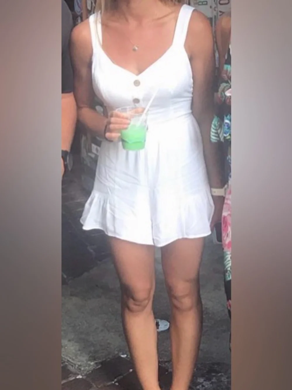 Cotton Candy lightweight romper